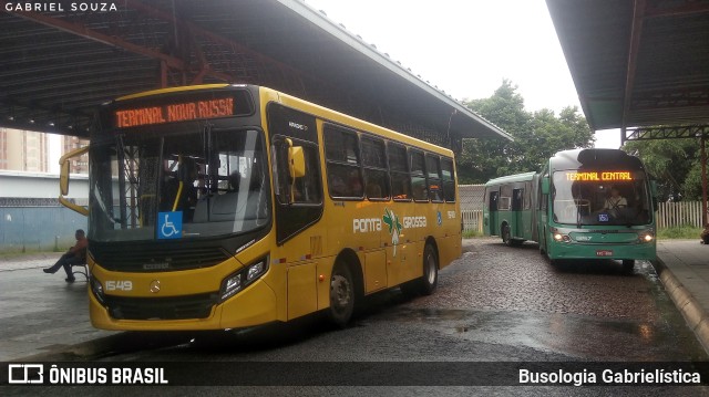 VCG - Viação Campos Gerais 1549 na cidade de Ponta Grossa, Paraná, Brasil, por Busologia Gabrielística. Número da foto: #11610098.