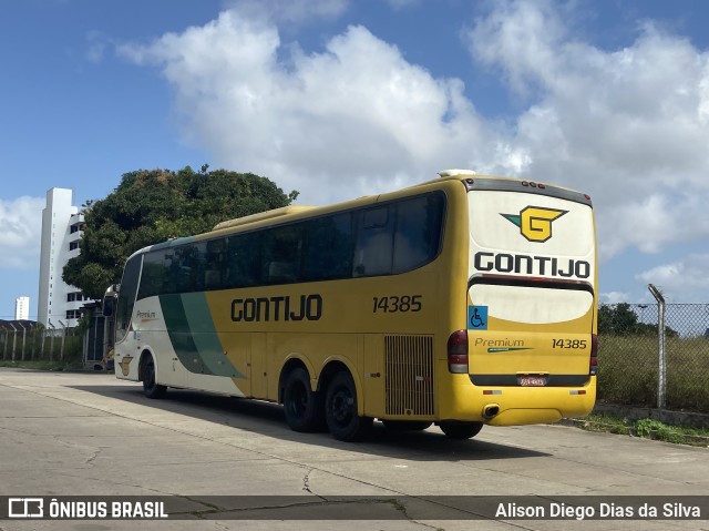 Empresa Gontijo de Transportes 14385 na cidade de Natal, Rio Grande do Norte, Brasil, por Alison Diego Dias da Silva. Número da foto: #11607686.