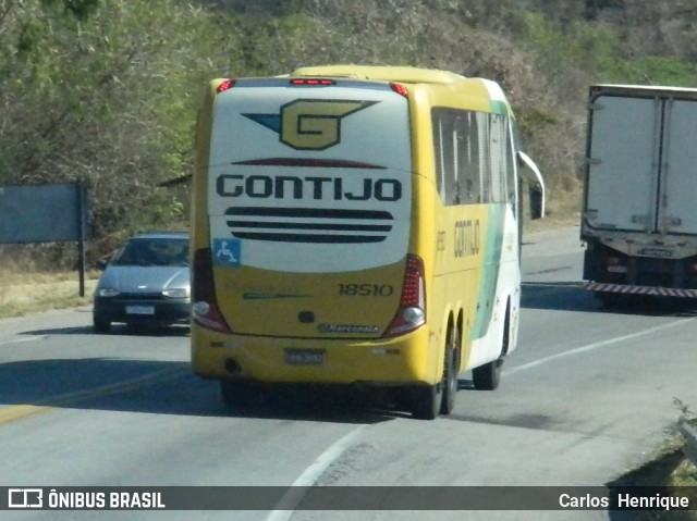 Empresa Gontijo de Transportes 18510 na cidade de Jequié, Bahia, Brasil, por Carlos  Henrique. Número da foto: #11609118.
