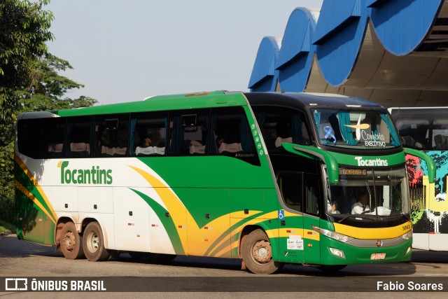 Tocantins Transportes e Turismo 3063 na cidade de Palmas, Tocantins, Brasil, por Fabio Soares. Número da foto: #11667754.