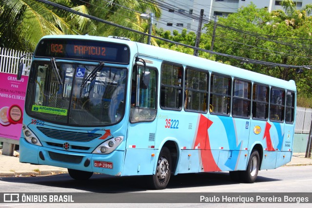 Rota Sol > Vega Transporte Urbano 35222 na cidade de Fortaleza, Ceará, Brasil, por Paulo Henrique Pereira Borges. ID da foto: 11667149.