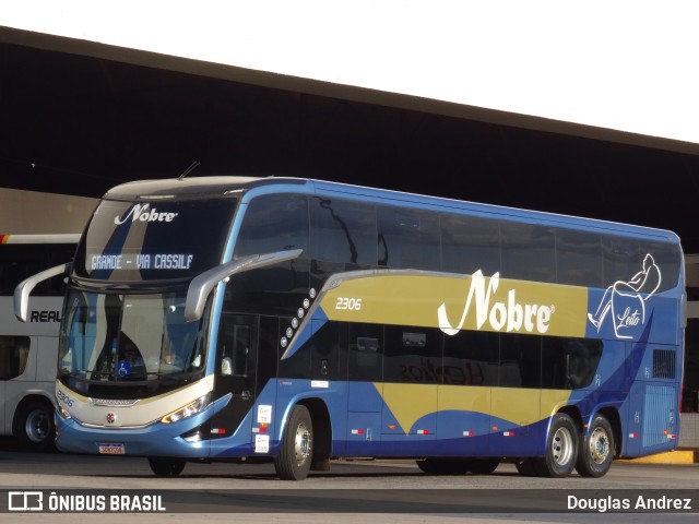 Nobre Transporte Turismo 2306 na cidade de Goiânia, Goiás, Brasil, por Douglas Andrez. ID da foto: 11667739.