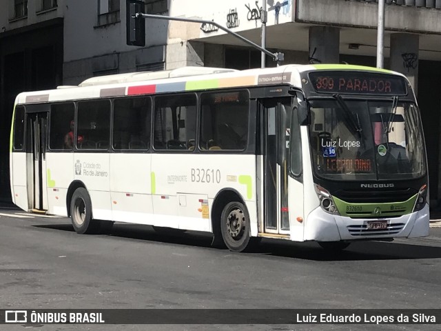 Viação Pavunense B32610 na cidade de Rio de Janeiro, Rio de Janeiro, Brasil, por Luiz Eduardo Lopes da Silva. ID da foto: 11665755.