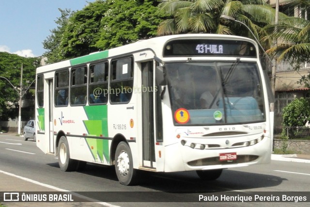 Viação Pinheiral RJ 189.016 na cidade de Volta Redonda, Rio de Janeiro, Brasil, por Paulo Henrique Pereira Borges. ID da foto: 11667217.