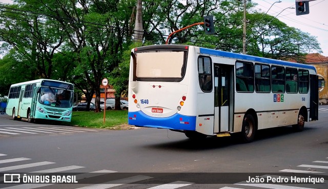 Auto Viação Jauense 1640 na cidade de Jaú, São Paulo, Brasil, por João Pedro Henrique. ID da foto: 11665800.