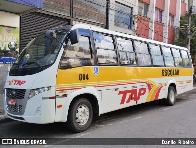 TAP Turismo e Fretamento 004 na cidade de Barra do Piraí, Rio de Janeiro, Brasil, por Danilo  Ribeiro. ID da foto: 11665883.