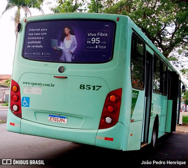 Viação Paraty 8517 na cidade de Jaú, São Paulo, Brasil, por João Pedro Henrique. Número da foto: #11665797.
