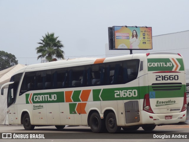 Empresa Gontijo de Transportes 21660 na cidade de Goiânia, Goiás, Brasil, por Douglas Andrez. ID da foto: 11667811.