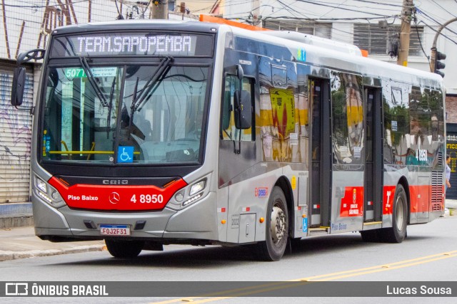 Express Transportes Urbanos Ltda 4 8950 na cidade de São Paulo, São Paulo, Brasil, por Lucas Sousa. ID da foto: 11667325.