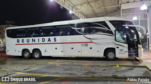 Reunidas Transportes Coletivos 33804 na cidade de Balneário Camboriú, Santa Catarina, Brasil, por Fábio Paixão. Número da foto: #11666345.