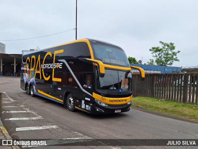 Expresso Nordeste 5973 na cidade de Porto Alegre, Rio Grande do Sul, Brasil, por JULIO SILVA. ID da foto: 11667244.