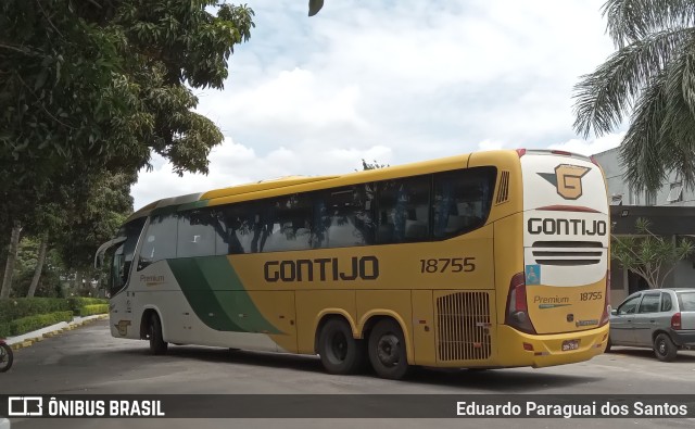 Empresa Gontijo de Transportes 18755 na cidade de Vitória da Conquista, Bahia, Brasil, por Eduardo Paraguai dos Santos. Número da foto: #11666257.