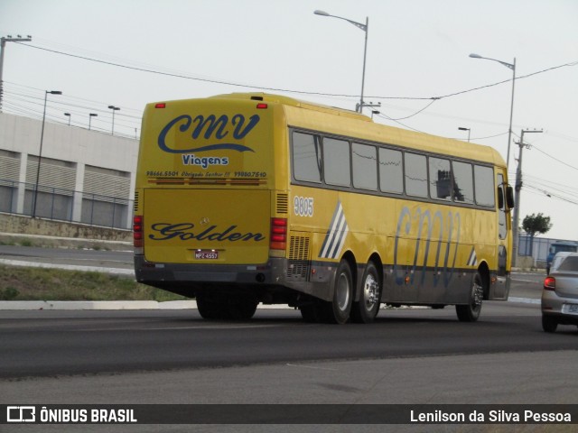 CMV Viagens 9805 na cidade de Caruaru, Pernambuco, Brasil, por Lenilson da Silva Pessoa. ID da foto: 11667434.