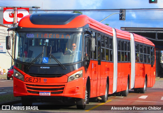 Viação Cidade Sorriso GE731 na cidade de Curitiba, Paraná, Brasil, por Alessandro Fracaro Chibior. ID da foto: 11666129.