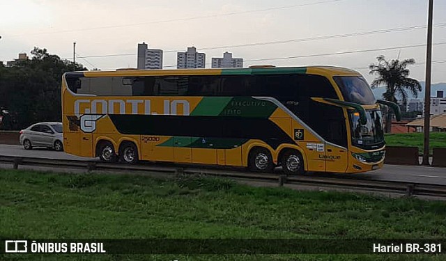 Empresa Gontijo de Transportes 25020 na cidade de Betim, Minas Gerais, Brasil, por Hariel BR-381. ID da foto: 11666910.