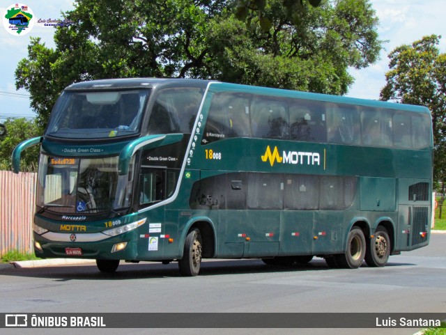 Viação Motta 18008 na cidade de Brasília, Distrito Federal, Brasil, por Luis Santana. Número da foto: #11667288.