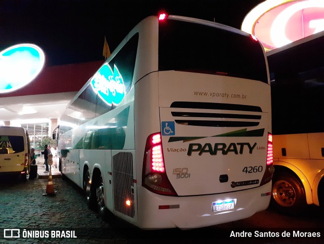 Viação Paraty 4260 na cidade de Limeira, São Paulo, Brasil, por Andre Santos de Moraes. ID da foto: 11688883.