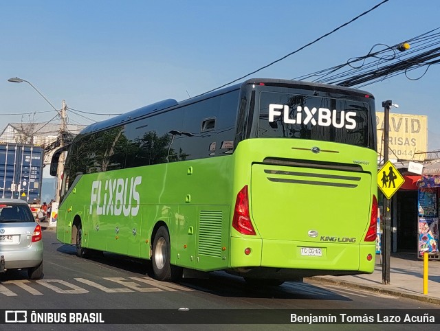 FlixBus TCCG62 na cidade de Estación Central, Santiago, Metropolitana de Santiago, Chile, por Benjamín Tomás Lazo Acuña. Número da foto: #11690307.