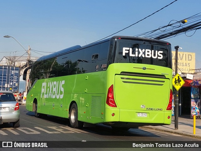 FlixBus TCCG62 na cidade de Estación Central, Santiago, Metropolitana de Santiago, Chile, por Benjamín Tomás Lazo Acuña. ID da foto: 11690307.