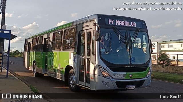 Viação Garcia 91260 na cidade de Sarandi, Paraná, Brasil, por Luiz Scaff. ID da foto: 11688050.