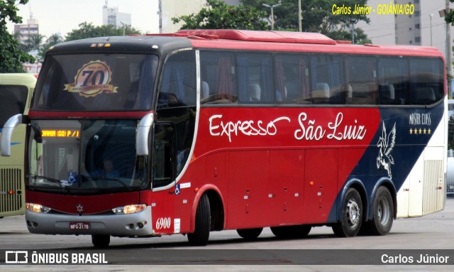Expresso São Luiz 6900 na cidade de Goiânia, Goiás, Brasil, por Carlos Júnior. Número da foto: #11689331.