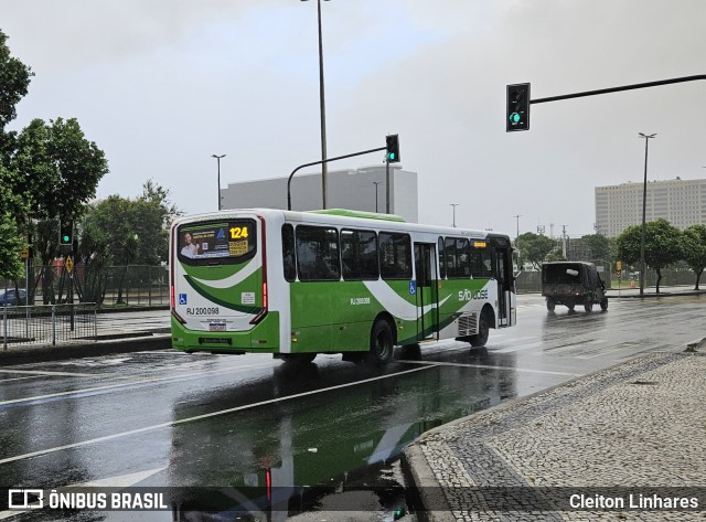 Viação São José RJ 200.098 na cidade de Rio de Janeiro, Rio de Janeiro, Brasil, por Cleiton Linhares. ID da foto: 11688041.