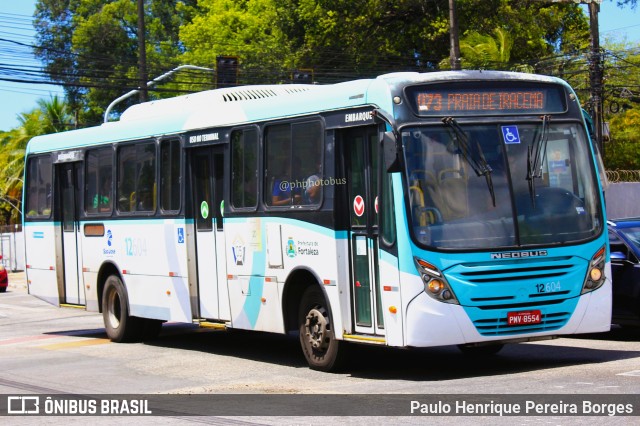 Auto Viação São José 12604 na cidade de Fortaleza, Ceará, Brasil, por Paulo Henrique Pereira Borges. Número da foto: #11689620.
