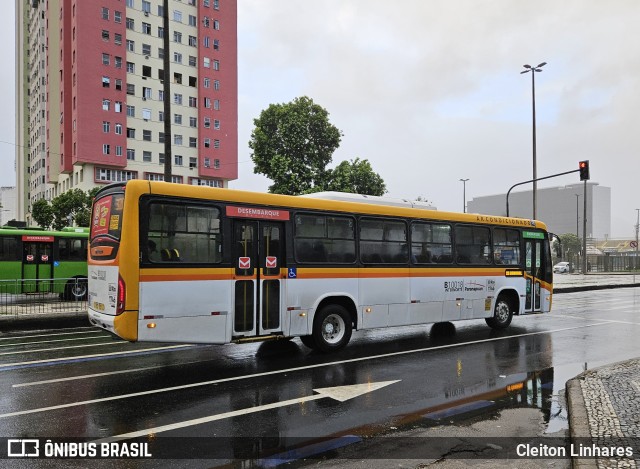 Transportes Paranapuan B10018 na cidade de Rio de Janeiro, Rio de Janeiro, Brasil, por Cleiton Linhares. Número da foto: #11688043.