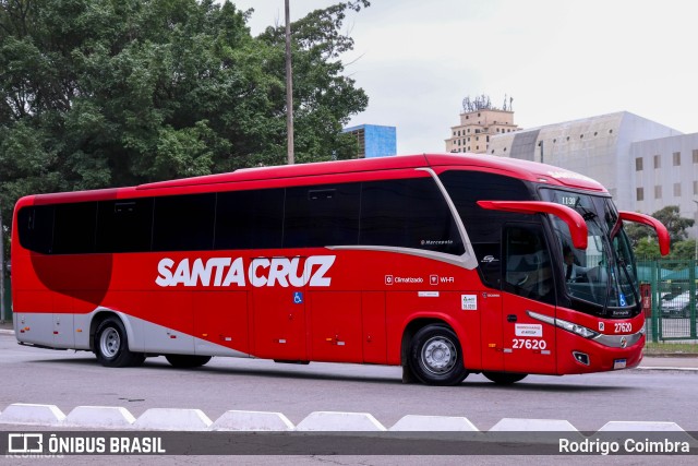 Viação Santa Cruz 27620 na cidade de São Paulo, São Paulo, Brasil, por Rodrigo Coimbra. ID da foto: 11689070.