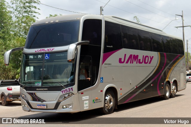 Viação Jam Joy 11521 na cidade de Marabá, Pará, Brasil, por Victor Hugo. Número da foto: #11689159.