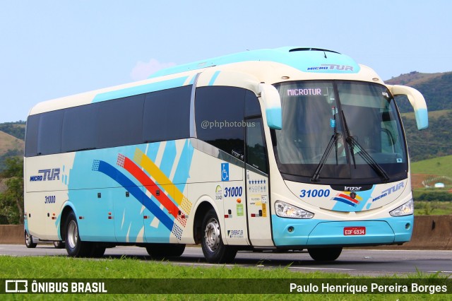 Microtur Transportadora Turística 31000 na cidade de Roseira, São Paulo, Brasil, por Paulo Henrique Pereira Borges. Número da foto: #11689546.