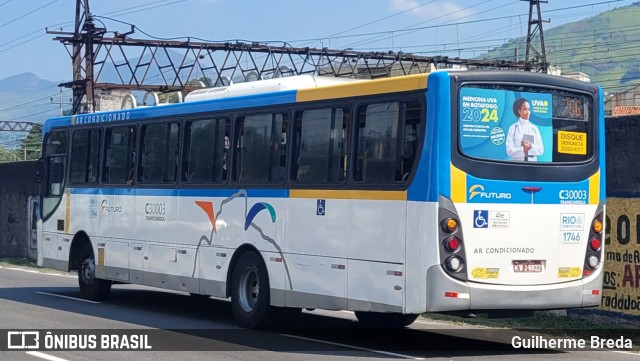 Transportes Futuro C30003 na cidade de Rio de Janeiro, Rio de Janeiro, Brasil, por Guilherme Breda. ID da foto: 11688005.