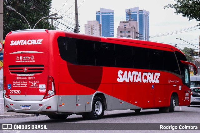 Viação Santa Cruz 27620 na cidade de São Paulo, São Paulo, Brasil, por Rodrigo Coimbra. ID da foto: 11689071.