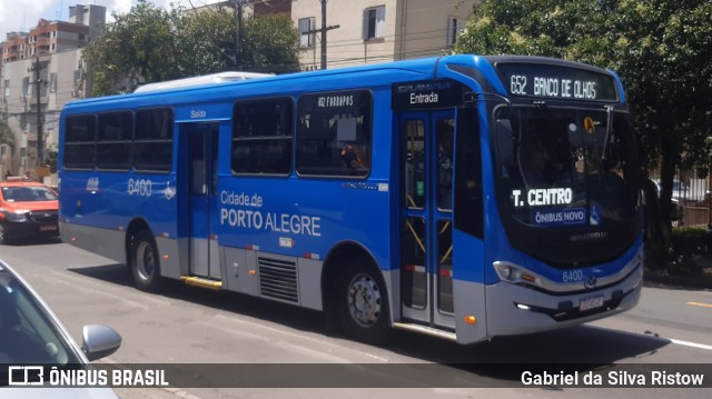 Nortran Transportes Coletivos 6400 na cidade de Porto Alegre, Rio Grande do Sul, Brasil, por Gabriel da Silva Ristow. ID da foto: 11688788.