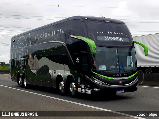 Viação Garcia 86129 na cidade de Lorena, São Paulo, Brasil, por João Felipe. Número da foto: #11688481.