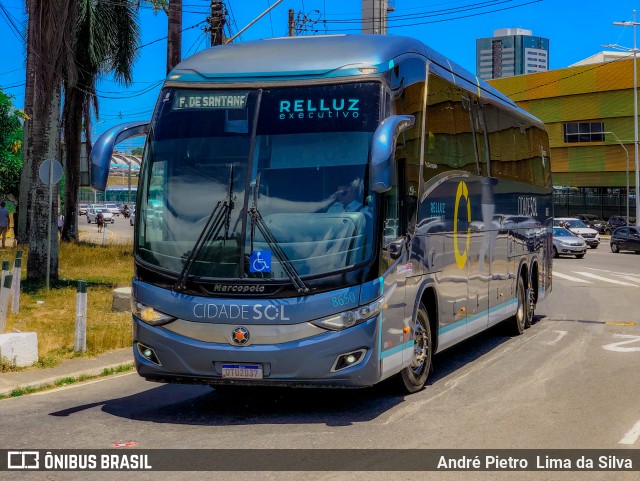 Viação Cidade Sol 8650 na cidade de Salvador, Bahia, Brasil, por André Pietro  Lima da Silva. Número da foto: #11687688.