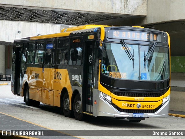 Mobi Rio E903011 na cidade de Rio de Janeiro, Rio de Janeiro, Brasil, por Brenno Santos. Número da foto: #11688239.