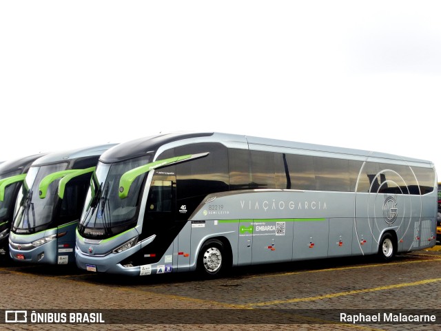 Viação Garcia 82219 na cidade de Londrina, Paraná, Brasil, por Raphael Malacarne. ID da foto: 11689781.