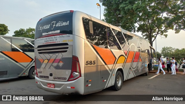 Nossa Senhora de Fátima Auto Ônibus 585 na cidade de Paulínia, São Paulo, Brasil, por Allan Henrique. Número da foto: #11687820.