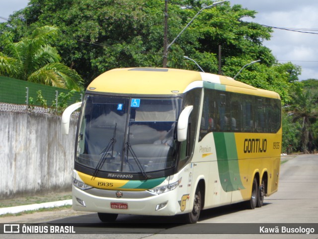 Empresa Gontijo de Transportes 19135 na cidade de Recife, Pernambuco, Brasil, por Kawã Busologo. ID da foto: 11687614.