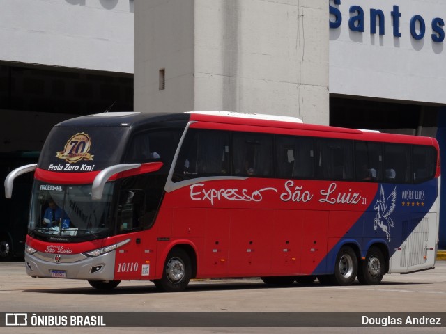 Expresso São Luiz 10110 na cidade de Goiânia, Goiás, Brasil, por Douglas Andrez. Número da foto: #11689337.