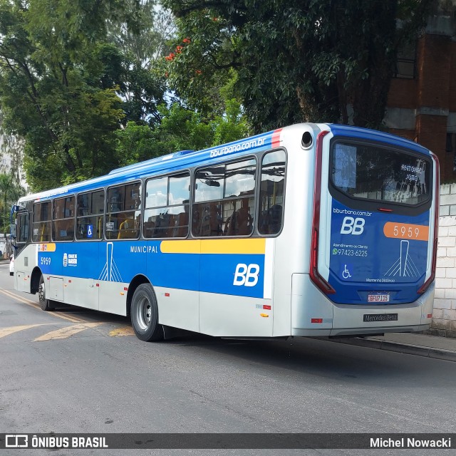 BB Transportes e Turismo 5959 na cidade de Jandira, São Paulo, Brasil, por Michel Nowacki. Número da foto: #11690141.