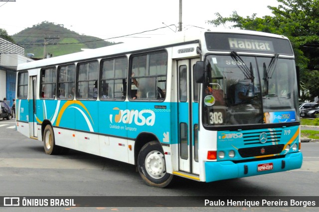 TRANSA - Transa Transporte Coletivo 719 na cidade de Três Rios, Rio de Janeiro, Brasil, por Paulo Henrique Pereira Borges. ID da foto: 11691803.