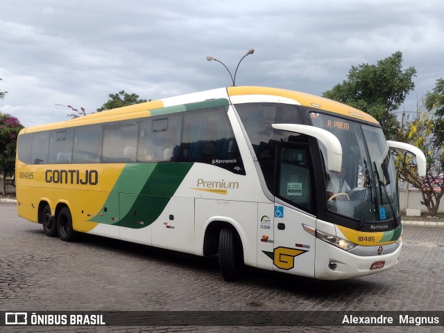 Empresa Gontijo de Transportes 18485 na cidade de Vitória da Conquista, Bahia, Brasil, por Alexandre  Magnus. Número da foto: #11692492.