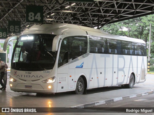 Viação Atibaia São Paulo 1120 na cidade de São Paulo, São Paulo, Brasil, por Rodrigo Miguel. ID da foto: 11690875.