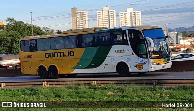 Empresa Gontijo de Transportes 17180 na cidade de Betim, Minas Gerais, Brasil, por Hariel BR-381. ID da foto: 11690407.