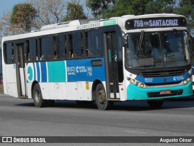 Transportes Campo Grande D53572 na cidade de Rio de Janeiro, Rio de Janeiro, Brasil, por Augusto César. Número da foto: #11690660.