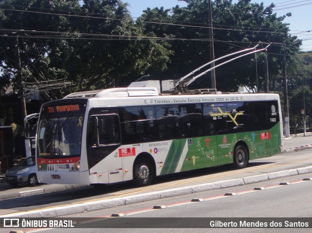 Next Mobilidade - ABC Sistema de Transporte 7402 na cidade de São Paulo, São Paulo, Brasil, por Gilberto Mendes dos Santos. Número da foto: #11690346.