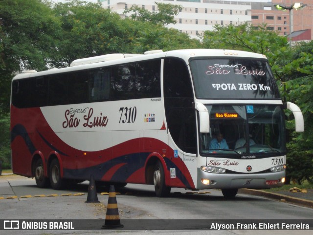 Expresso São Luiz 7310 na cidade de São Paulo, São Paulo, Brasil, por Alyson Frank Ehlert Ferreira. Número da foto: #11691961.