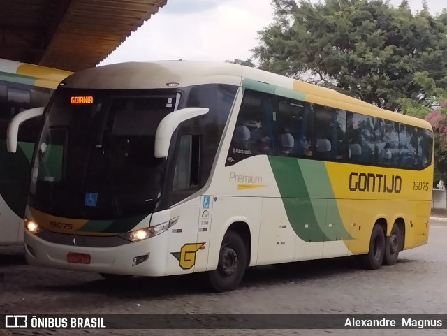 Empresa Gontijo de Transportes 19075 na cidade de Vitória da Conquista, Bahia, Brasil, por Alexandre  Magnus. Número da foto: #11692509.